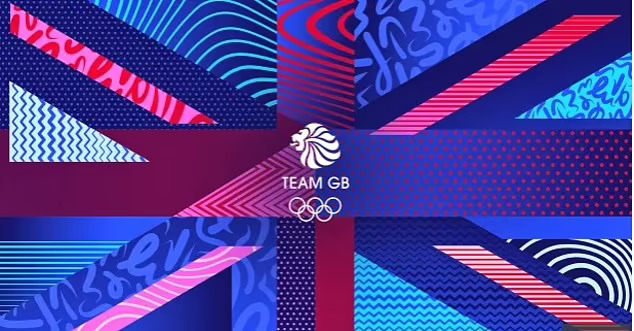 Flag from TeamGB's merchandise